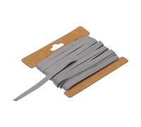 sourcing map 1/4 Inch Double Fold Bias Tape Cotton Continuous Bulk Bias Tape for Sewing,Seaming Quilting Hemming Binding Crafts (White Gray 6 Yards)