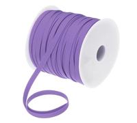 sourcing map 1/4 Inch Double Fold Bias Tape Polyester Continuous Bulk Bias Tape for Sewing,Seaming Quilting Hemming Binding Crafts (Purple 55 Yards)