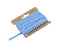 sourcing map 1/4 Inch Double Fold Bias Tape Polyester Continuous Bulk Bias Tape for Sewing,Seaming Quilting Hemming Binding Crafts (Blue 10 Yards)