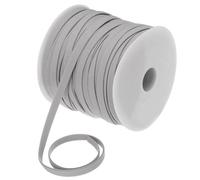 sourcing map 1/4 Inch Double Fold Bias Tape Polyester Continuous Bulk Bias Tape for Sewing,Seaming Quilting Hemming Binding Crafts (Grey 55 Yards)
