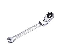 sourcing map 1/4 Inch Flex-Head Ratcheting Combination Wrench SAE 72 Teeth 12 Point Ratchet Box Ended Spanner Tools, Cr-V