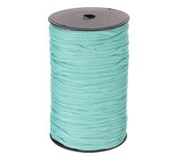 sourcing map 1/4 Inch Polypropylene Rope Braided Ropes, 328ft Nylon Rope Hollow Utility Cord for Clothesline, Camping, Hiking, Outdoor, Teal Blue