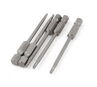 sourcing map 1/4 Inch Shank 2mm Hex Head Magnetic Screwdriver Bits 5pcs