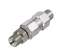 sourcing map 1/4 Inch Sprayer Joint, 360 Degrees Rotate Stainless Steel Swivel Joint for Paint Spray Gun Hose Airless Sprayers,1 PCS