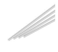 sourcing map 1/4 Inch x 9.8 Inch 304 Stainless Steel Solid Round Rods Metal Lathe Bar Stock for DIY Craft 4 Pcs