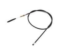 sourcing map 1.4m Length Black Rubber Coated Motorcycle Motorbike Clutch Cable Wire for CG200