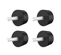 sourcing map 1.5" x 0.79" Rubber Conical Vibration Isolators Mount Shock Absorber with M8 x 30mm Threaded Studs,4pcs