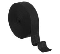 sourcing map 1.57 Inch Cotton Twill Tape Ribbon, 22 Yards Roll Herringbone Webbing Tape, Bias Binding Tape for Sewing DIY Crafts, Black