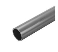 sourcing map 1.57 Inch PVC Rigid Tube Round Pipe 34mm ID 40mm OD 12" High Impact for Water Pipe, Aquarium, Fish Tank, Greenhouse Garden, Grey
