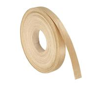 sourcing map 1.5cm x 15m Wood Veneer Edge Banding, Pre-Glued Flexible Birch Edging Strips, Iron on with Hot Melt Adhesive Wood Tape for Cabinet Repair and Furniture Restoration