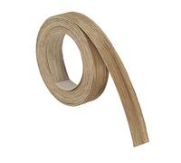 sourcing map 1.5cm x 4m Wood Veneer Edge Banding, Pre-Glued Flexible Ash Edging Strips, Iron on with Hot Melt Adhesive Wood Tape for Cabinet Repair and Furniture Restoration