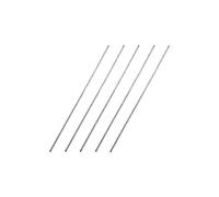 sourcing map 1.5mm x 100mm 304 Stainless Steel Solid Round Rod for DIY Craft - 5pcs