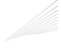 sourcing map 1.5mm x 300mm Stainless Steel Round Rod, Metal Solid Shaft Rods Lathe Bar Stock for DIY Crafts Model Car Helicopter Airplane 30 Pcs