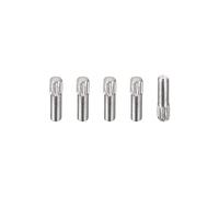 sourcing map 1.5x6mm 304 Stainless Steel Dowel Pins, 5Pcs Knurled Head Flat Chamfered End Dowel Pin, Wood Bunk Bed Shelf Pegs Support Shelves Fasten Elements