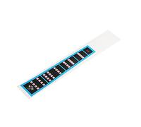 sourcing map 1/8 Violin Finger Guide Violin Fingerboard Stickers Fretboard Guide Labels Markers Black for 1/8 Violins Practice Beginners