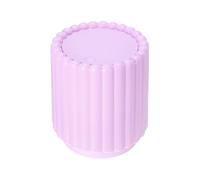 sourcing map 1.8L/0.47Gallon Mini Desktop Trash Can with Press Top, Plastic Garbage Bin Small Countertop Waste Basket for Bedroom, Kitchen, Office Coffee Bar Rubbish Trash Can, Car, Purple