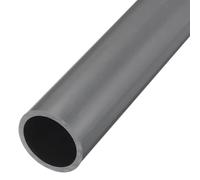 sourcing map 1.9 Inch PVC Rigid Tube Round Pipe 40.6mm ID 48mm OD 500mm Light Grey High Impact for Water Pipe, Crafts, Decoration, Cable Sleeve