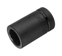 sourcing map 1" Drive 30mm 12-Point Impact Socket, CR-MO Steel 80mm Length, Standard Metric Sizes