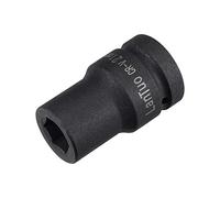 sourcing map 1" Drive by 21mm 6-Point Impact Socket, CR-V Steel 80mm Length, Standard Metric Sizes