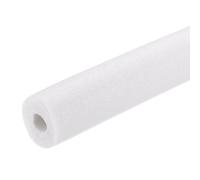 sourcing map 1" ID Pipe Insulation Foam Tube, Foam Pipe Tubing Covers 2.56" OD Wrap Roll Bar Tubing 4FT Long - Heat Preservation for Handle Heat Water/Pipe Freeze Protection, White