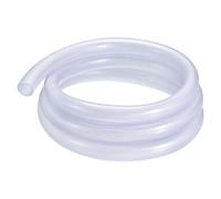 sourcing map 1" ID x 1 1/4" OD 10 Ft PVC Tube Braided Reinforced Tubing Flexible Hose Pipe Clear Vinyl Tubing High Pressure Flexible Plastic Tube(25mm ID x 32mm OD)