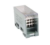 sourcing map 1 In 12 Out DIN Rail Terminal Blocks 690V Connectors Distribution Block