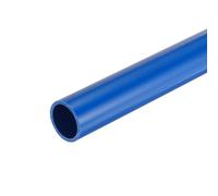 sourcing map 1 Inch Blue PVC Rigid Tube Round Pipe 21mm(7/8") ID 25mm OD 12" High Impact for Water Pipe, Aquarium, Fish Tank, Greenhouse Garden, Blue