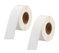 sourcing map 1 Inch Circle Dot Stickers Color Coding Labels Blank Round Label Waterproof Self-Adhesive Sticker for Envelope Document Organize Gift Box (Transparent, 2 Roll, 2000Pcs/Roll)