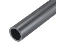 sourcing map 1 Inch PVC Rigid Tube Round Pipe Hardware Tubing 20.6mm ID 26mm OD 350mm Dark Grey High Impact for Water Pipe Cable Sleeve