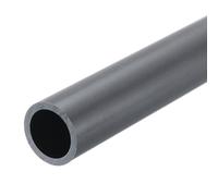 sourcing map 1 Inch PVC Rigid Tube Round Pipe Tubing Hardware Tubing 19.4mm ID 25mm OD 8" Length Light Grey High Impact for Water Pipe, Crafts