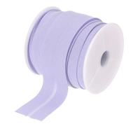 sourcing map 1 Inch Single Fold Bias Tape Cotton Continuous Bulk Bias Tape for Sewing, Seaming Quilting Hemming Binding Crafts (Light Purple 10 Yards)