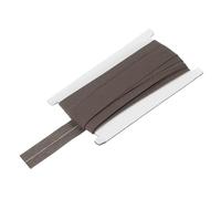 sourcing map 1 Inch Single Fold Bias Tape Cotton Continuous Bulk Bias Tape for Sewing, Seaming Quilting Hemming Binding Crafts Simple Packaged (Brown 10 Yards)