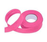 sourcing map 1 Inch Single Fold Bias Tape Polyester Continuous Bulk Bias Tape for Sewing, Seaming Quilting Hemming Binding Crafts (Rose Red 6 Yards)