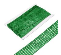 sourcing map 1 Inch x 10 Yards Square Sequins Trim 5 Row Flat Green Sequin Paillette Fabric Ribbon Trim for Crafts DIY Fringe Sewing