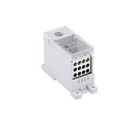 sourcing map 1 Input 12 Output DIN Rail Terminal Blocks 660V 250A Connectors Distribution Block