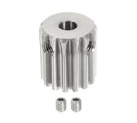 sourcing map 1 Mod 14T Spur Gear 5mm Bore, 304 Stainless Steel Pinion Gear, 20°Pressure Angle, for Spur Rack and RC Model Car or Motor DIY