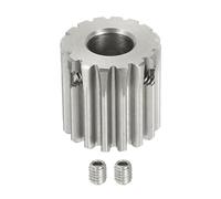 sourcing map 1 Mod 16T Spur Gear 8mm Bore, 304 Stainless Steel Pinion Gear, 20°Pressure Angle, for Spur Rack and RC Model Car or Motor DIY