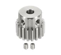 sourcing map 1 Mod 18T Spur Gear 5mm Bore, 304 Stainless Steel Pinion Gear, 20°Pressure Angle, for Spur Rack and RC Model Car or Motor DIY(16mm)