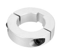 sourcing map 1 Pack Shaft Collar, 2" Bore Double Split Shaft Collar, 3-3/8" OD, 7/8" Thick Aluminum Clamping Style Locking Collars for CNC Machine Tools, Industry Use