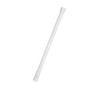sourcing map 1 Pack Window Security Bar, Adjustable Sliding Glass Door Lock Bars 500-900mm/19.7-35.4 Inch Tension Rods 22mm/0.9 Inch Diameter Window Safety Lock Bar for Door Bathroom, White