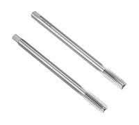 sourcing map 1 Pair Metric Hand Tap Set, M10 x 1.5 H2 Thread Taper + Bottom Taps, High Speed Steel (HSS) Screw Threading Tapping Tool Kit