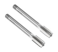 sourcing map 1 Pair Metric Hand Tap Set, M20 x 2.5 H2 Thread Taper + Bottom Taps, High Speed Steel (HSS) Screw Threading Tapping Tool Kit