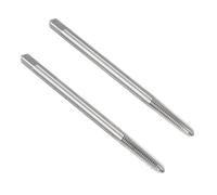 sourcing map 1 Pair Metric Hand Tap Set, M6 x 1 H2 Thread Taper + Bottom Taps, High Speed Steel (HSS) Screw Threading Tapping Tool Kit