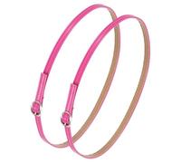 sourcing map 1 Pair Replacement Ankle Strap for Heels 58cm, Frosted Rose Red