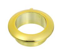 sourcing map 1 Pcs 0.98 inch (25mm) Nylon Desk Grommets, Plastic Cable Hole Cover, Wire Cord Cable Organizer for Computer Desk Cabinet, Gold