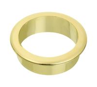 sourcing map 1 Pcs 1.77 inch (45mm) Nylon Desk Grommets, Plastic Cable Hole Cover, Wire Cord Cable Organizer for Computer Desk Cabinet, Gold