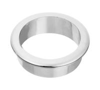 sourcing map 1 Pcs 1.77 inch (45mm) Nylon Desk Grommets, Plastic Cable Hole Cover, Wire Cord Cable Organizer for Computer Desk Cabinet, Silver
