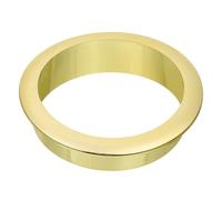sourcing map 1 Pcs 2.36 inch (60mm) Nylon Desk Grommets, Plastic Cable Hole Cover, Wire Cord Cable Organizer for Computer Desk Cabinet, Gold