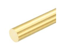 Sourcing Map 1 Pcs 25mm Dia H62 Brass Round Rod, 305mm Length for DIY Crafts & Industry