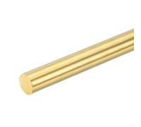 sourcing map 1 Pcs 5/8"(16mm) Dia Brass Solid Round Rod, 4"(102mm) Length H62 Brass Lathe Bar Stock Round Brass Rod for DIY Crafts Industry Construction